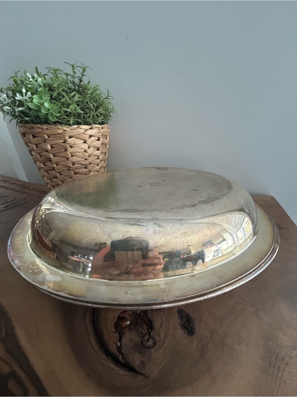 Silver-Plated Serving Platter Oval - Electro Plated Britannia Metal